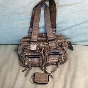 Authentic Chloe “Betty” Handbag in L Brown Suede